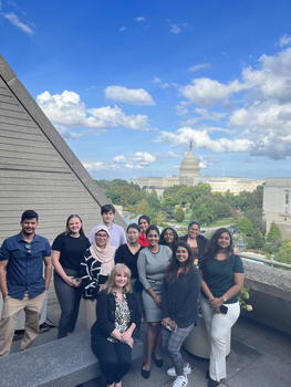 MHA students on capitol hill